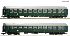 Roco 6200222 - H0 - 2-tlg. Set Personenwagen 2. Kl., ČD, Ep. V
